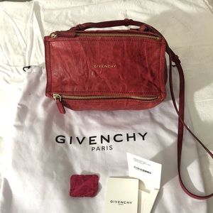 GIVENCHY MINI PANDORA BAG IN AGED LEATHER